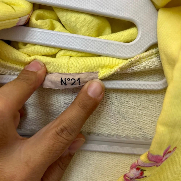 ! N° 21 Kids floral Printed Hoodie sz 12 - Picture 4 of 6